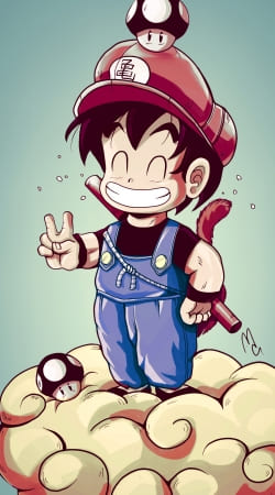 Goku-mario handyhüllen