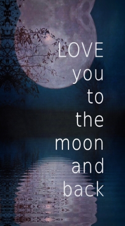 I love you to the moon and back handyhüllen