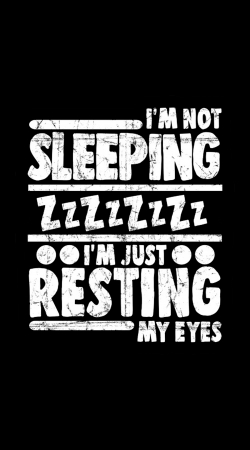 im not sleeping im just resting my eyes handyhüllen