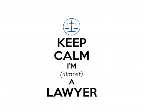 Keep calm i am almost a lawyer handyhüllen