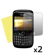 2 displayschutzfolie Blackberry Curve 8520/9300