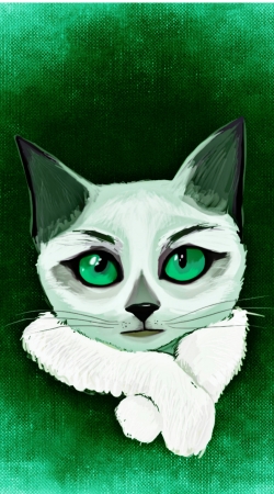 Painting Cat hülle