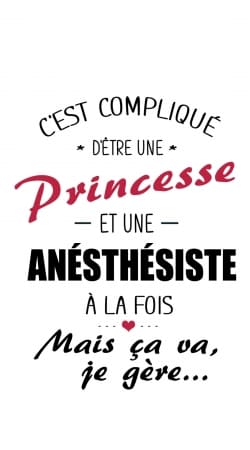 Princesse et anesthesiste handyhüllen