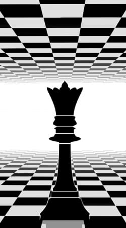 Queen Chess hülle