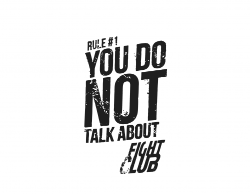 Rule 1 You do not talk about Fight Club handyhüllen