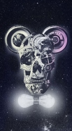 Skull Mickey Mechanics in space handyhüllen