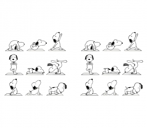 Snoopy Yoga handyhüllen