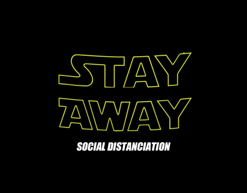 Stay Away Social Distance handyhüllen