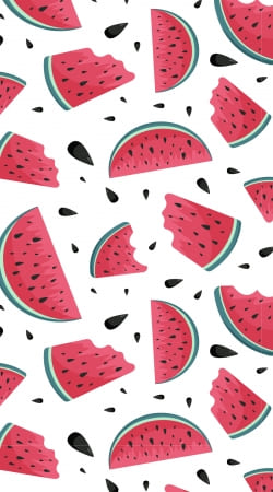 Summer pattern with watermelon handyhüllen