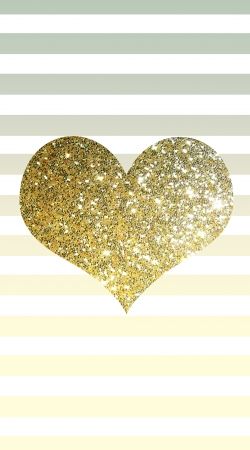 Sunny Gold Glitter Heart handyhüllen
