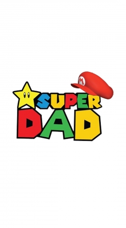 Super Dad Mario humour handyhüllen