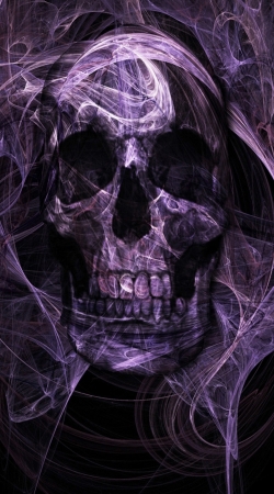 Violet Skull handyhüllen
