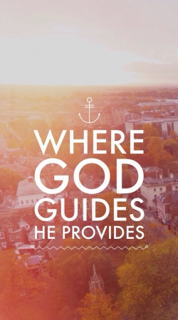 Where God guides he provides Bible handyhüllen