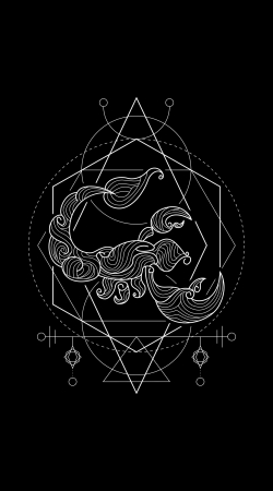 Zodiac scorpion geometri hülle
