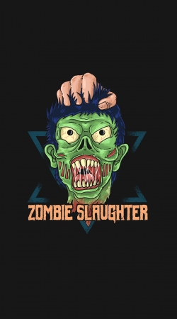 Zombie slaughter illustration hülle