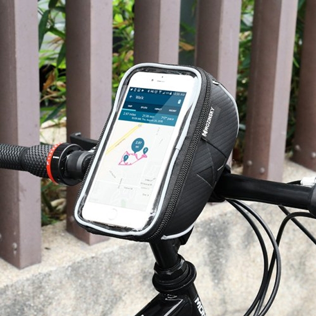 Fahrrad Frontrahmen Lenkertasche Touchscreen Handyhalter 6,5