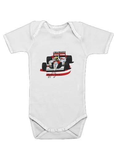 Ayrton Senna Formule 1 King für Baby Body