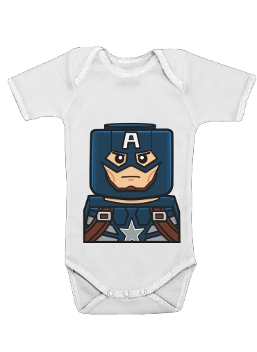 Bricks Captain America für Baby Body