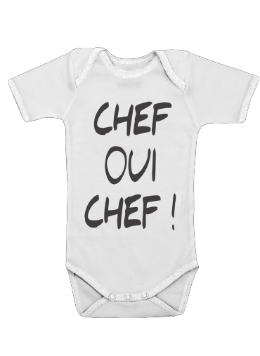 Onesies Baby Chef Oui Chef