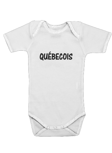 Onesies Baby Drapeau Quebec Peinture