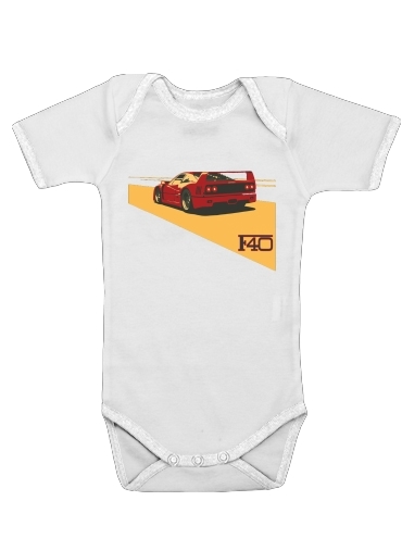 Ferrari F40 Art Fan für Baby Body