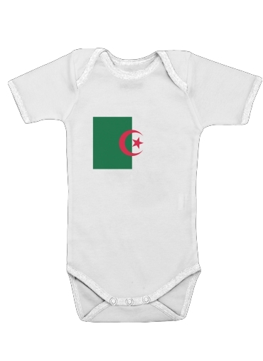 Fahne Algerien für Baby Body