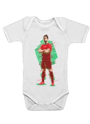 Football Legends: Cristiano Ronaldo - Portugal für Baby Body