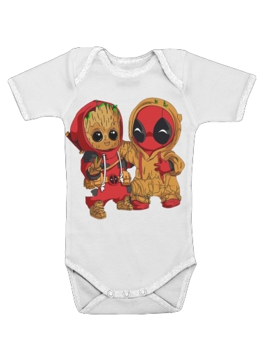 Groot x Deadpool für Baby Body