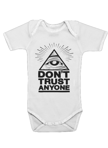 Onesies Baby Illuminati Dont trust anyone