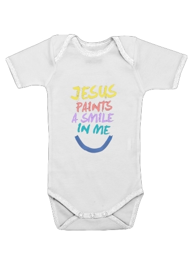 Jesus paints a smile in me Bible für Baby Body
