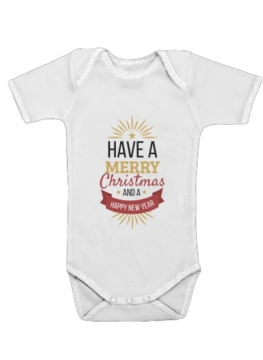 Onesies Baby Merry Christmas and happy new year