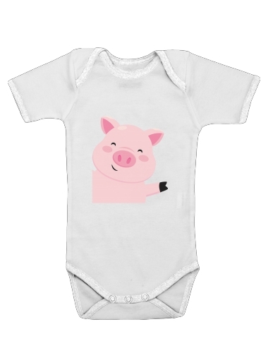 Pig Smiling für Baby Body