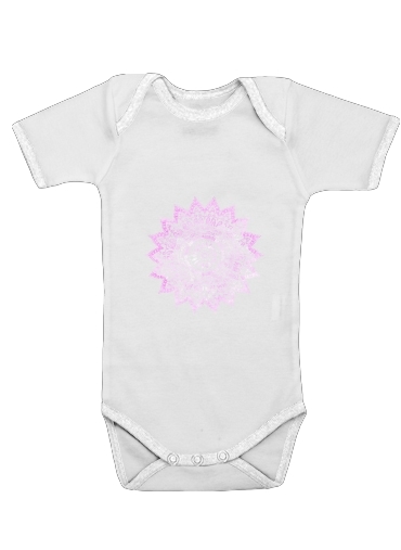 Pink Bohemian Boho Mandala für Baby Body