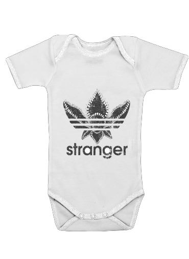 Stranger Things Demogorgon Monster JOKE Adidas Parodie Logo Serie TV für Baby Body