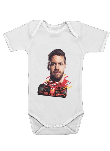 Vettel Formula One Driver für Baby Body