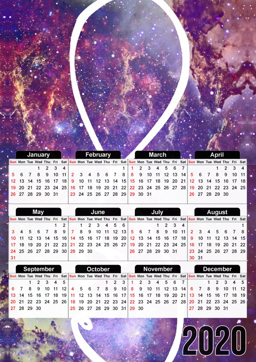 Infinity Love Galaxy für A3 Fotokalender 30x43cm