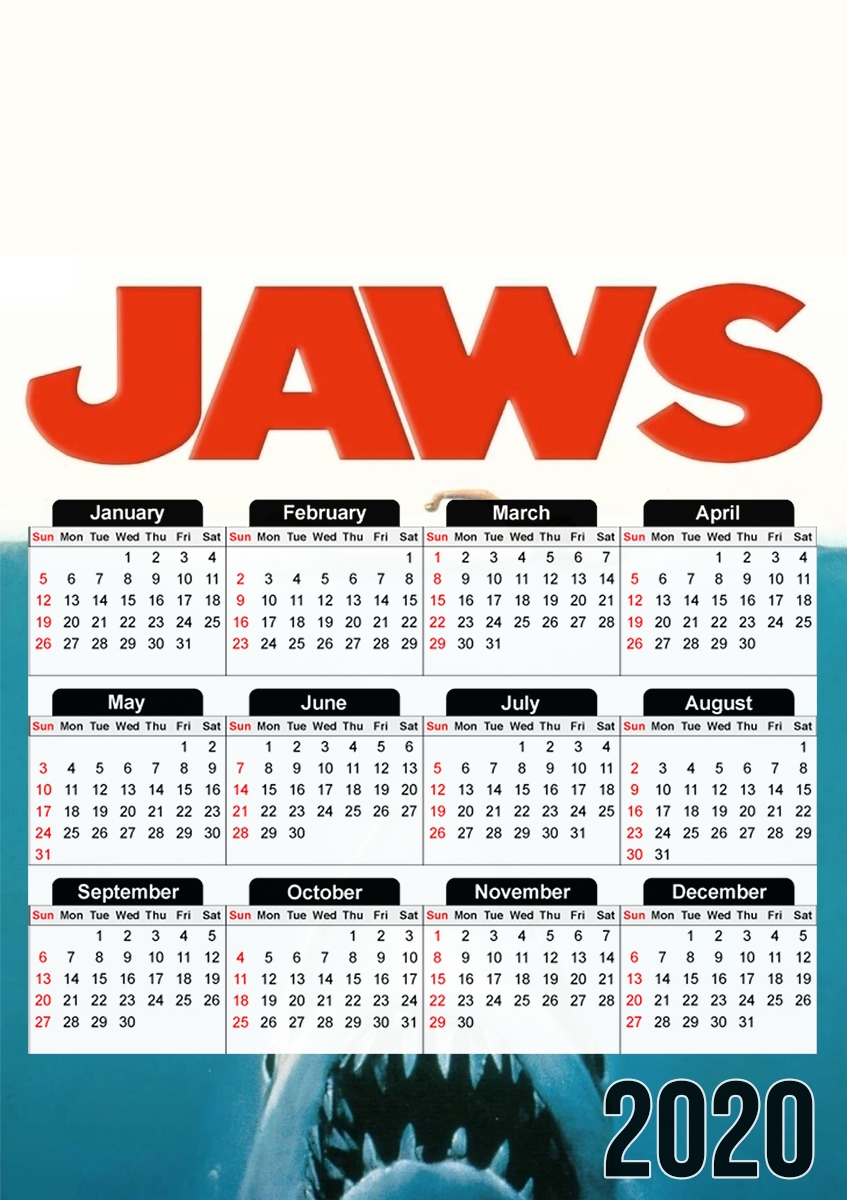 Jaws für A3 Fotokalender 30x43cm