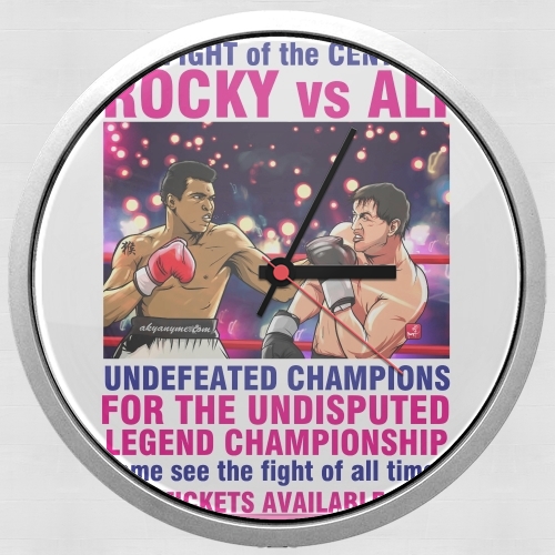 Ali vs Rocky für Wanduhr