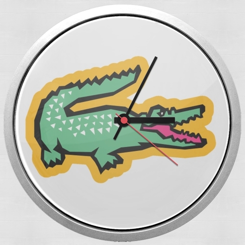 alligator crocodile lacoste für Wanduhr