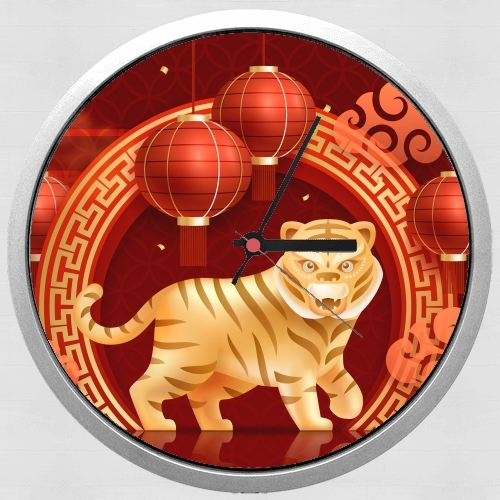 chinese new year Tiger für Wanduhr