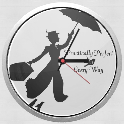 Mary Poppins Perfect in every way für Wanduhr
