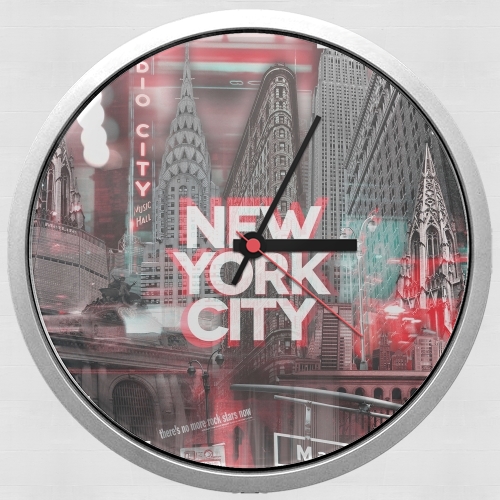 New York City II [red] für Wanduhr