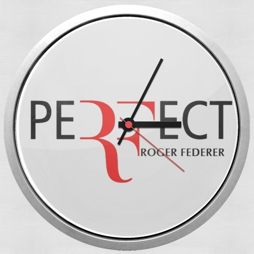 Perfect as Roger Federer für Wanduhr