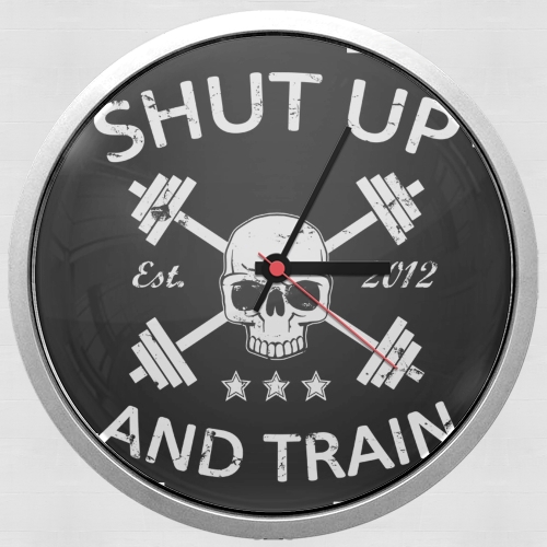 Shut Up and Train für Wanduhr