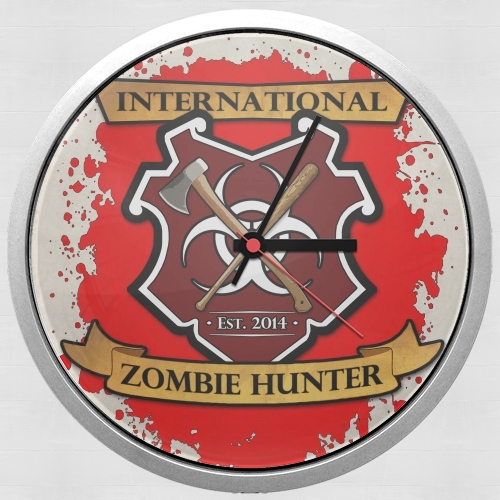 Zombie Hunter für Wanduhr