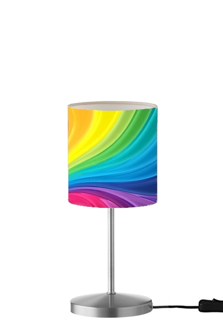 Rainbow Abstract für Tisch- / Nachttischlampe