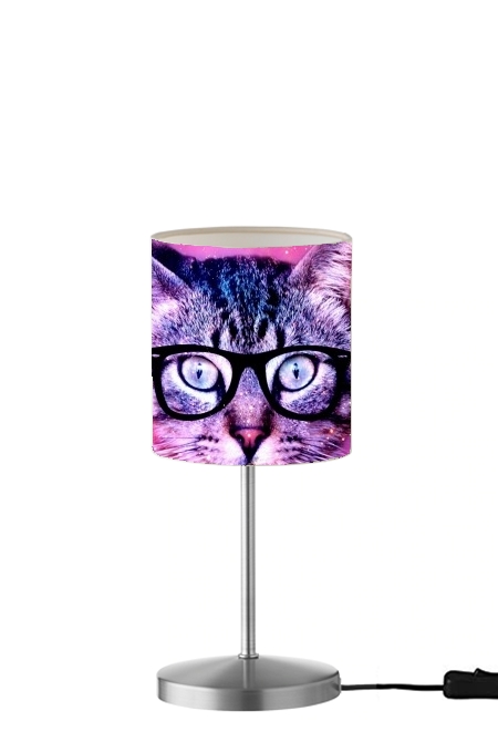 Cat Hipster für Tisch- / Nachttischlampe