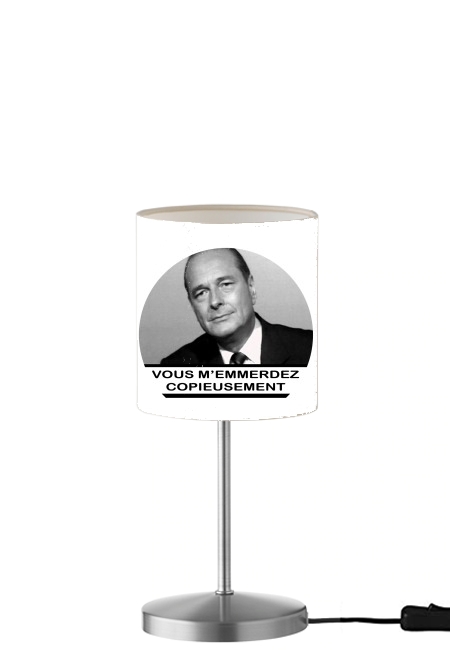 Chirac Vous memmerdez copieusement für Tisch- / Nachttischlampe