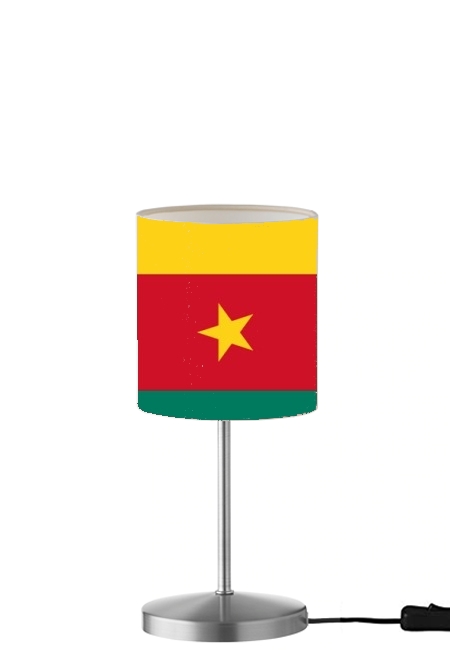Flagge von Kamerun für Tisch- / Nachttischlampe