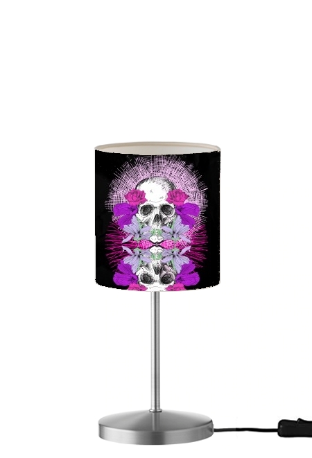 Flowers Skull für Tisch- / Nachttischlampe